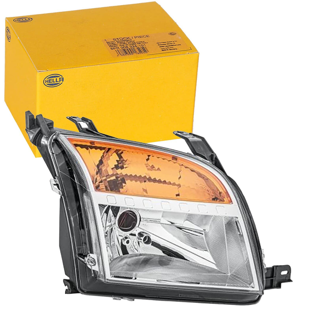 HELLA 1ED 247 026-261 Halogen-Hauptscheinwerfer - rechts - für u.a. Ford Fusion (Ju_) Rechts (Beifah