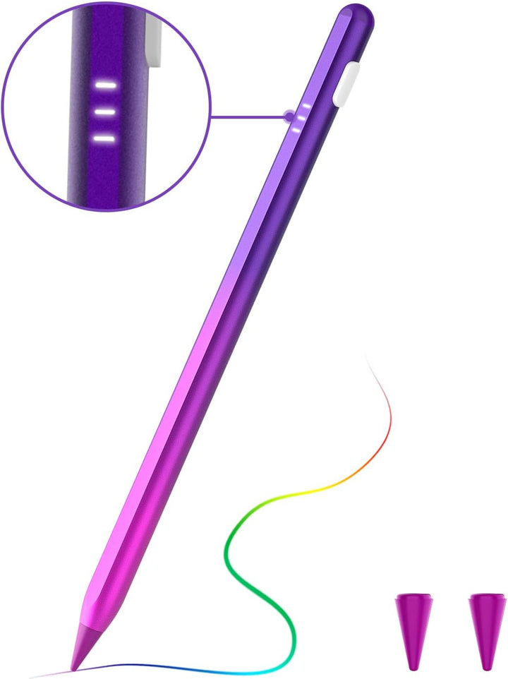 TiMOVO Stylus Pen für iPad 2nd Generation mit Palm Rejection für iPad Pro, Air, Mini, Lila Farbverla