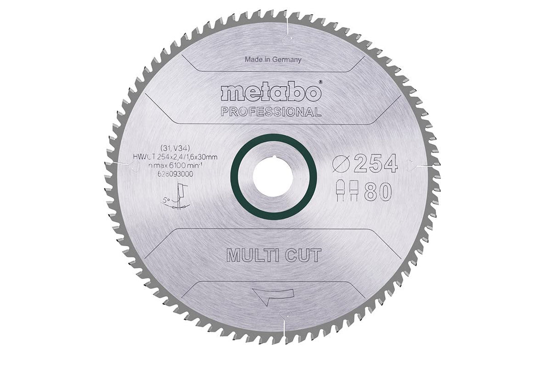 MultiCutProf 254x30, 80 FZ/TZ 5°