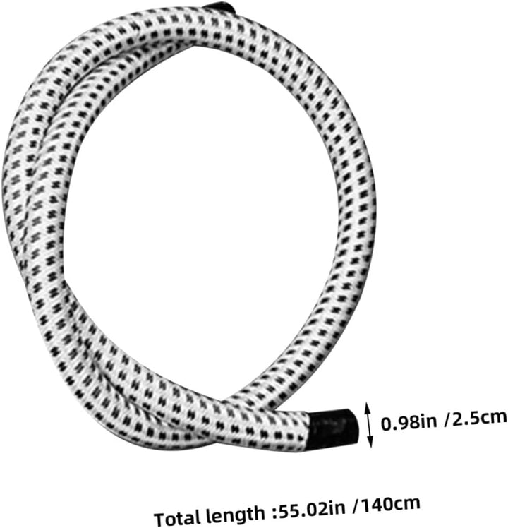 Homoyoyo Hitzebeständiger Dampfschlauch für Bügeleisen Flexibler Pvc nylon Ersatzschlauch für Dampfb