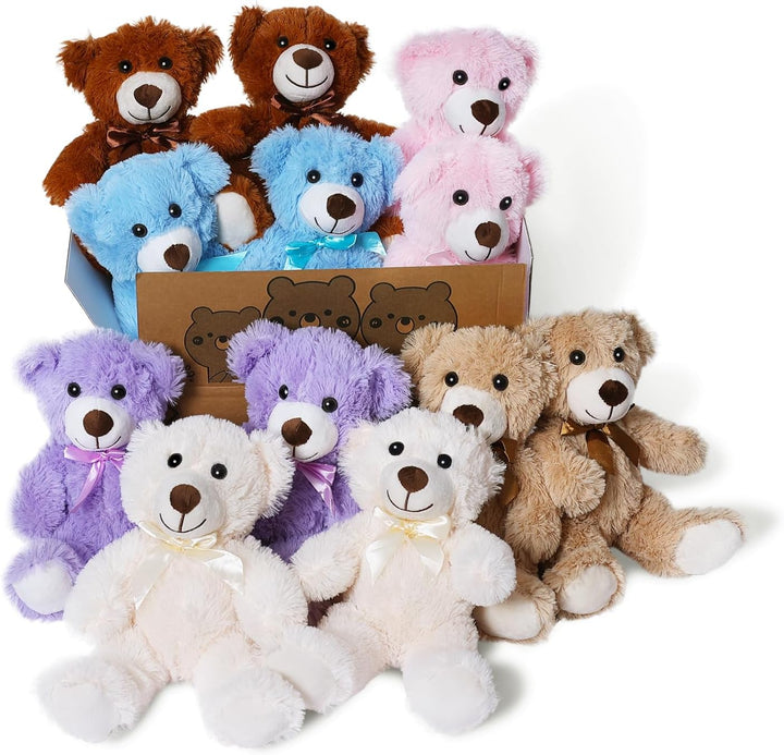 Teddybär gefülltes Tier Plüschtier Geschenk für Kind Freundin, 13.5 Zoll gefüllte Bären für Weihnach
