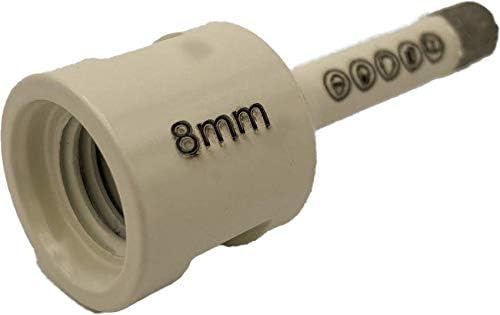 Dr. Diamond Premium Fliesenbohrer Fliese Feinsteinzeug 8 mm x M14 für Winkelschleifer (8 mm), 8 mm