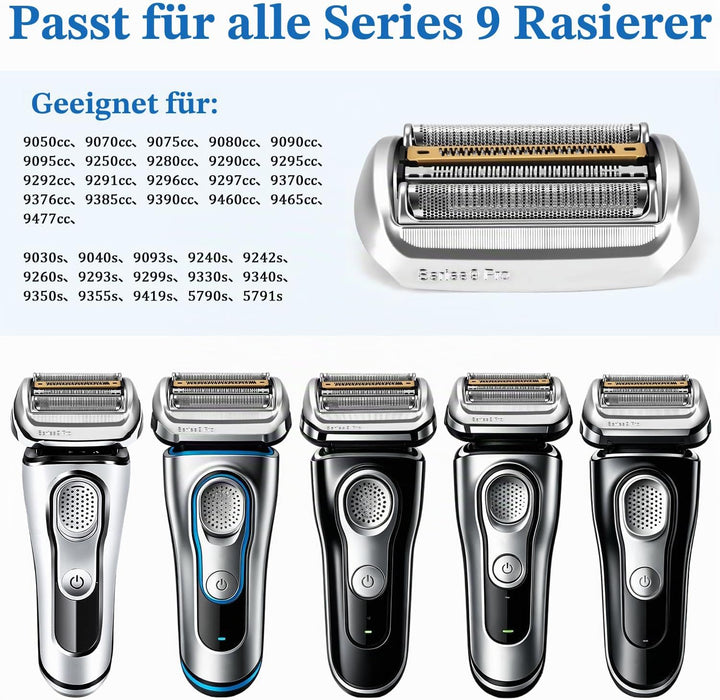 Series 9 Pro Elektrorasierer Scherkopf 94M, Ersatzscherteil für Herren Rasierer Serie 9, Kompatibel