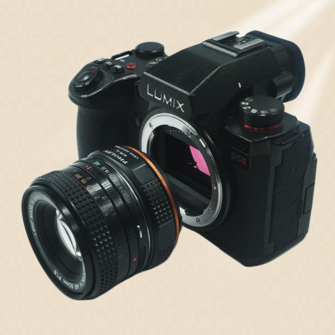 PHOLSY Konverter AR auf L Mount Objektivadapter Kompatibel mit Konica AR Objektiv auf L Mount Kamera