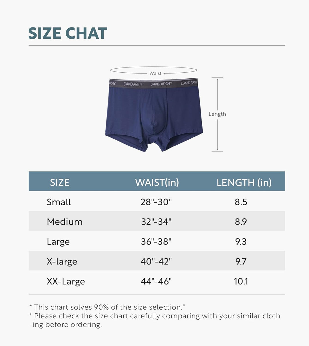 DAVID ARCHY 3/4/7er Pack Herren Boxershorts,Bambus Viskose Men Retroshorts Boxer Unterwäsche,Atmungs