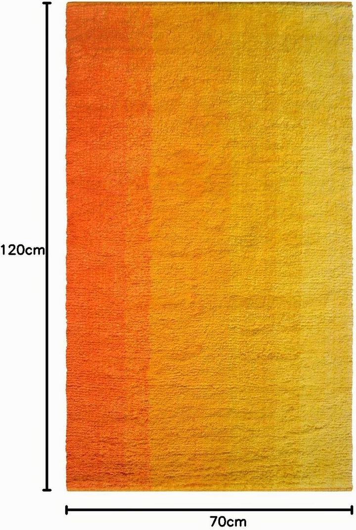 Dyckhoff Badteppich Colori, Gelb, 70 x 120 cm, 100% Bio Baumwolle, GOTS 70 x 120 cm Gelb, 70 x 120 c