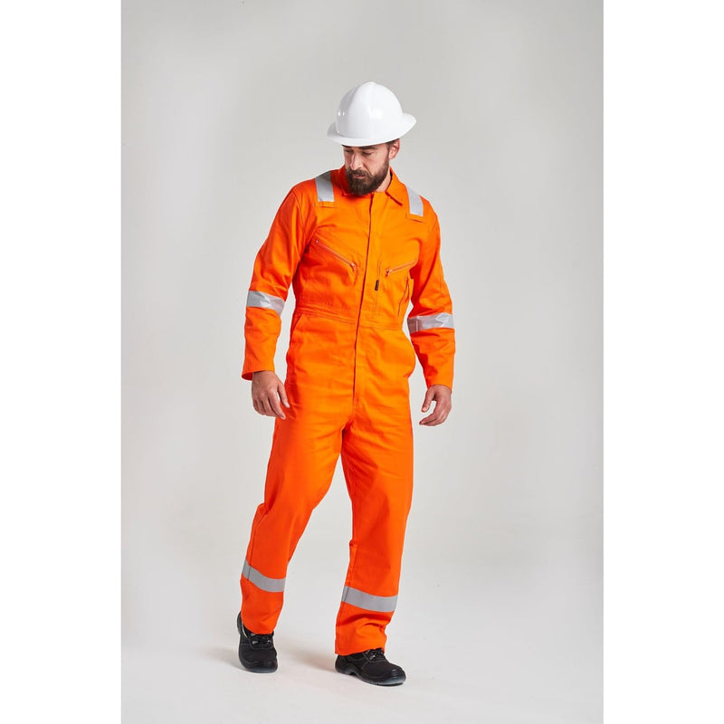 Portwest Iona Baumwoll Overall, Grösse: XXL, Farbe: Orange, C814ORRXXL Orange XXL, Orange XXL