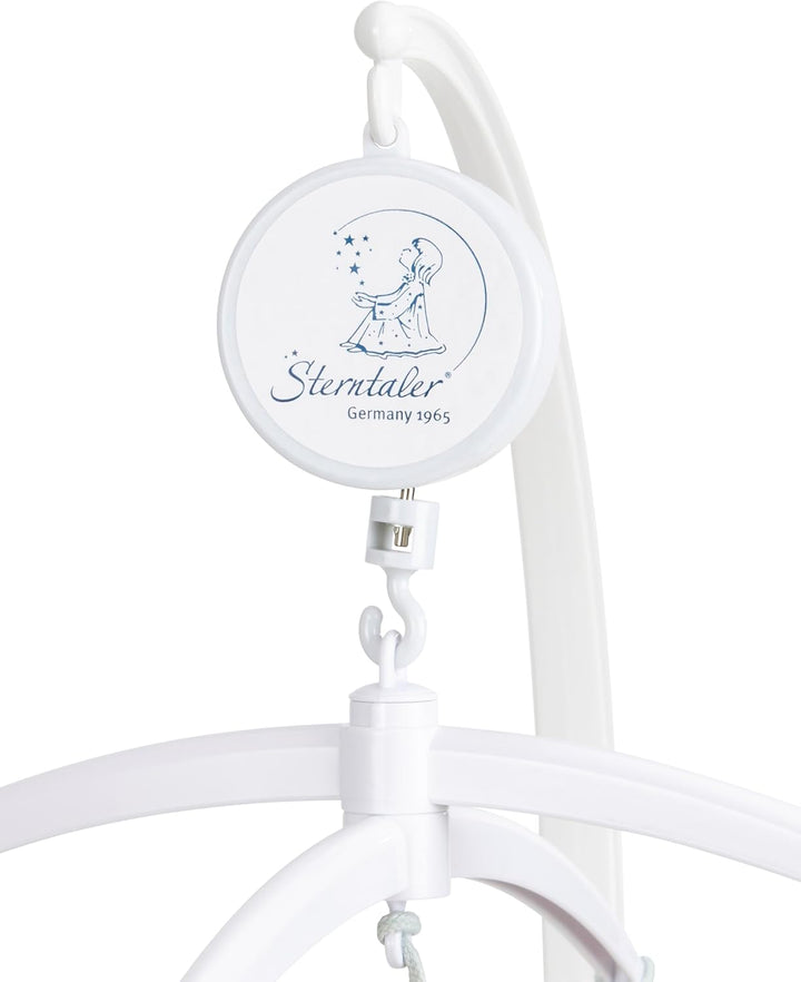 Baby Mobile Ente Edda Lou, Musikmobile für Jungen und Mädchen mit der Melodie Brahms Wiegenlied und