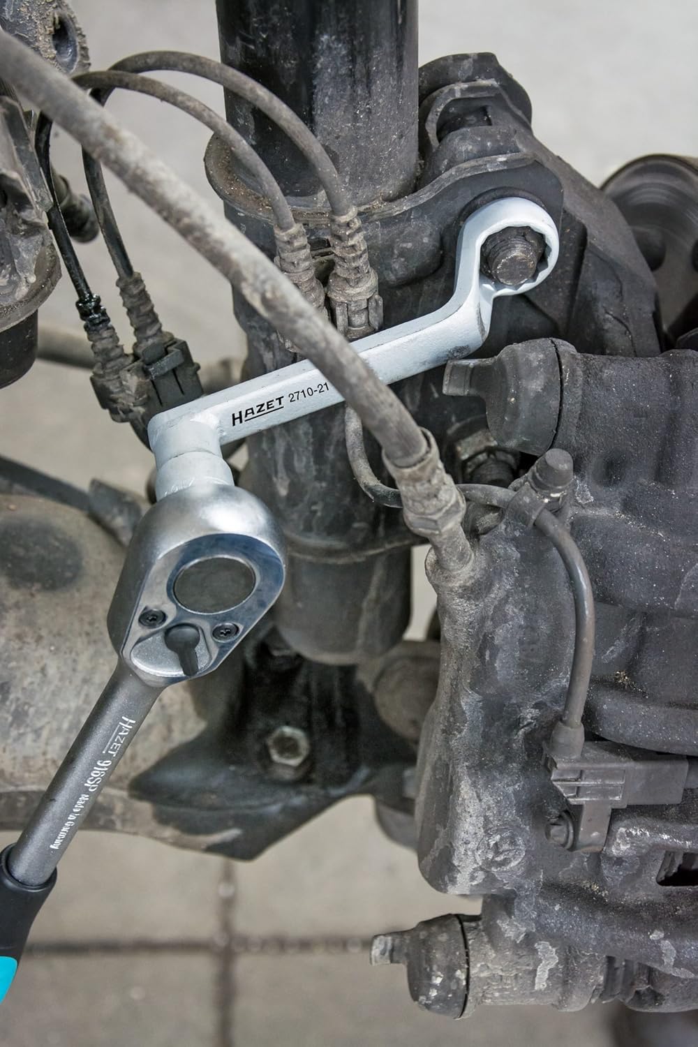 HAZET Sturzeinstellung Spezialwerkzeug (Vierkant 12,5 mm (1/2 Zoll), Aussen-Doppel-Sechskant Profil