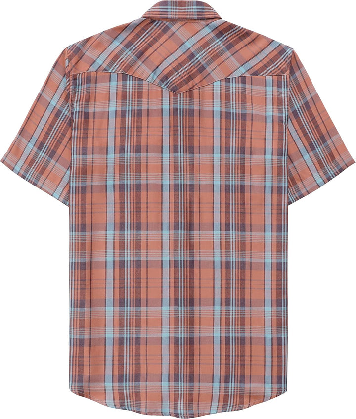 Dubinik® Bambusfaser Kurzarmhemd Herren Freizeithemden Für Herren Druckknöpfe Cowboy Vintage Western
