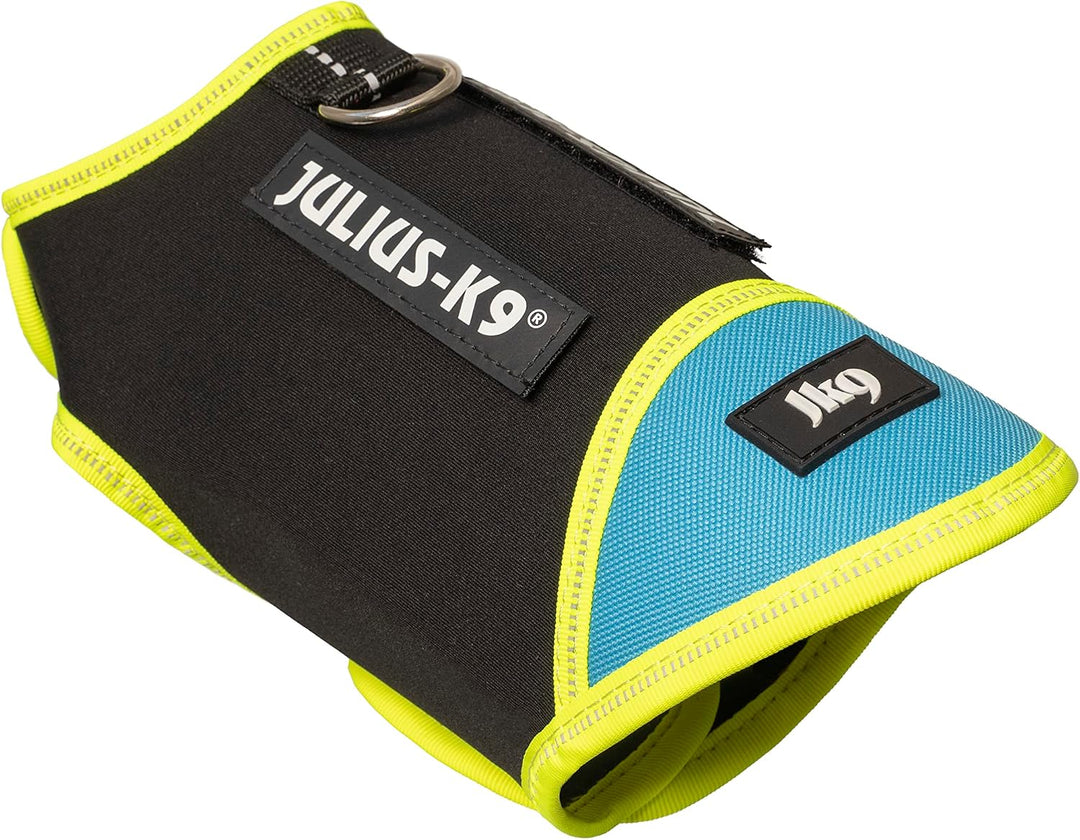 JULIUSK-9, IDC Neoprene Hundekleidung, Size: Baby 1, Schwarz und Aquamarine Baby 1 Schwarz und Aquam