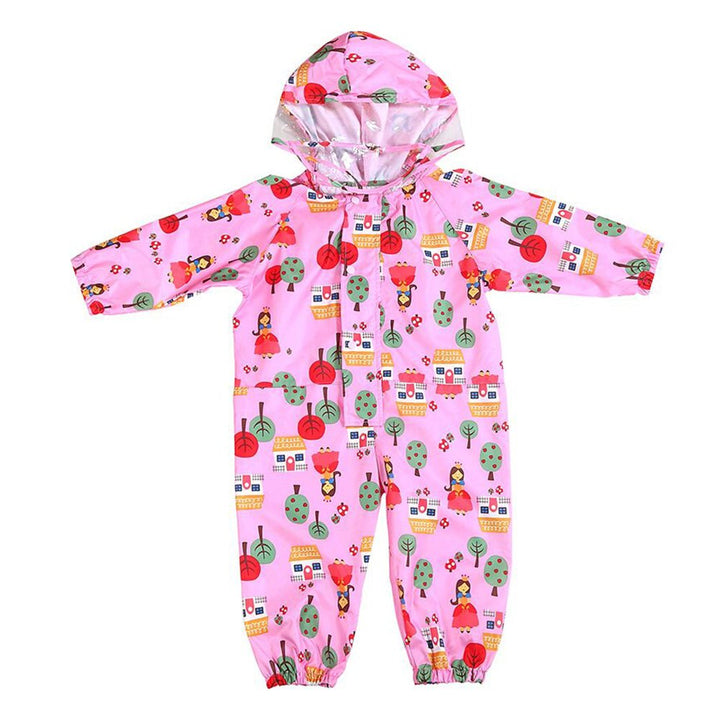 mama stadt Regen Overall Kinder Unisex 100% Wasserdichter Regenanzug Kinder Regenoverall Jungen Mädc