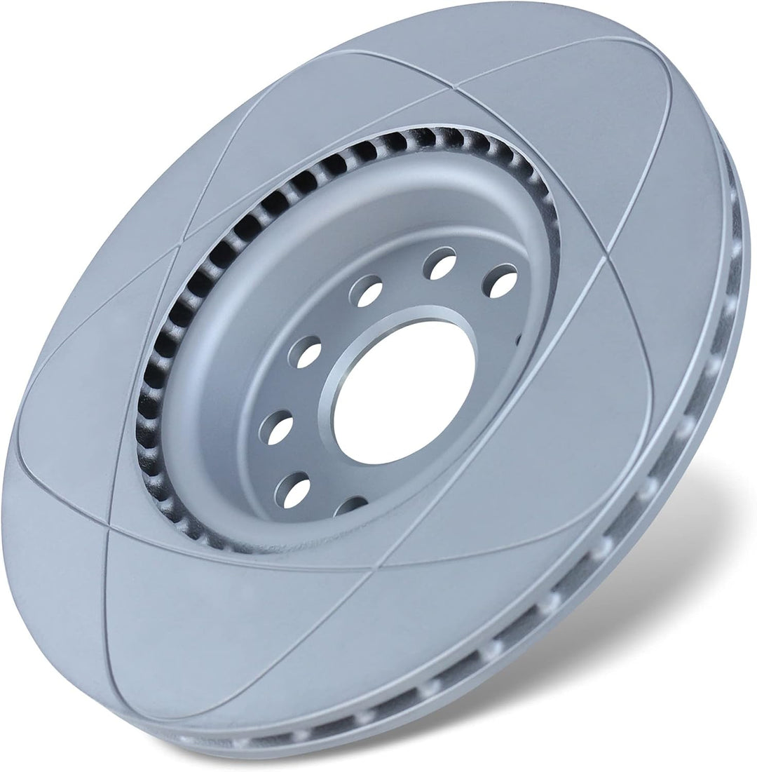 ATE Bremsenset Vorderachse inkl. PowerDisc Bremsscheiben vorne Ø 312 mm belüftet und Bremsbeläge vor