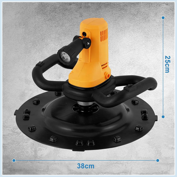 MXBAOHENG 1680 W Elektrische Wandglättmaschine mit 38 cm Schleifscheibe 6-Gang 80-600 U/min Tragbare