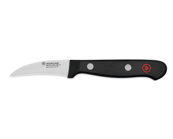 WÜSTHOF Gourmet Schälmesser 6 cm, Silber, Schwarz Schwarz 6 cm Schälmesser