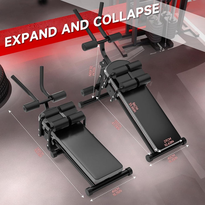 Bauchtrainer Bauchmuskeltrainer für Zuhause Multifunktionale Trainingsgerät für Ganzkörpertraining A