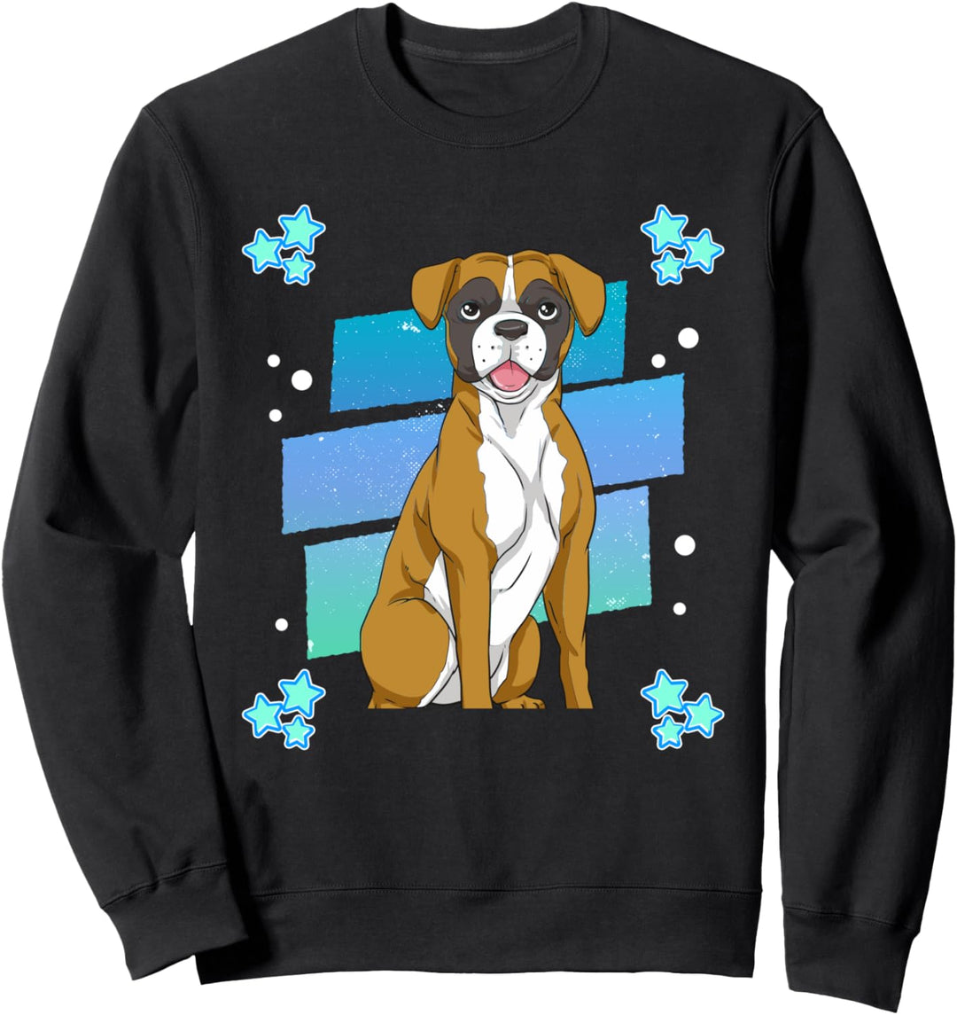 Boxer Hund Welpe Dogmom Dogdad Sweatshirt