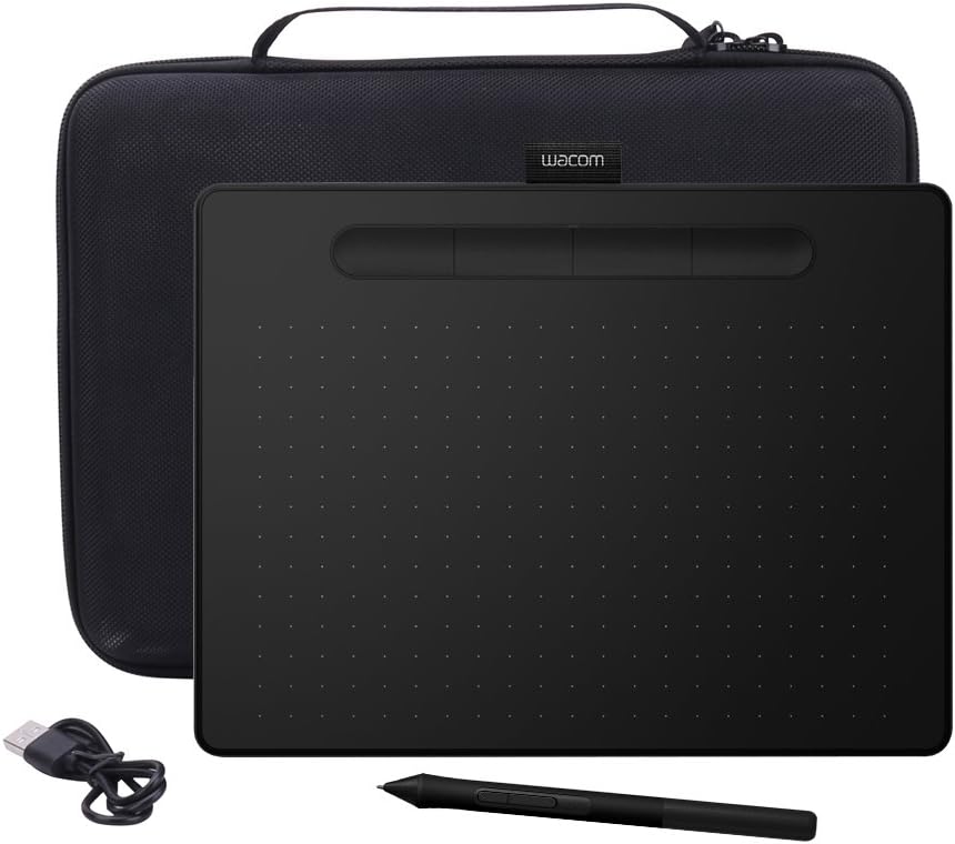 Hart Taschen Hülle für Wacom Intuos M Stift-/Mobiles Zeichentablett fits Medium CLT-6100 Series von