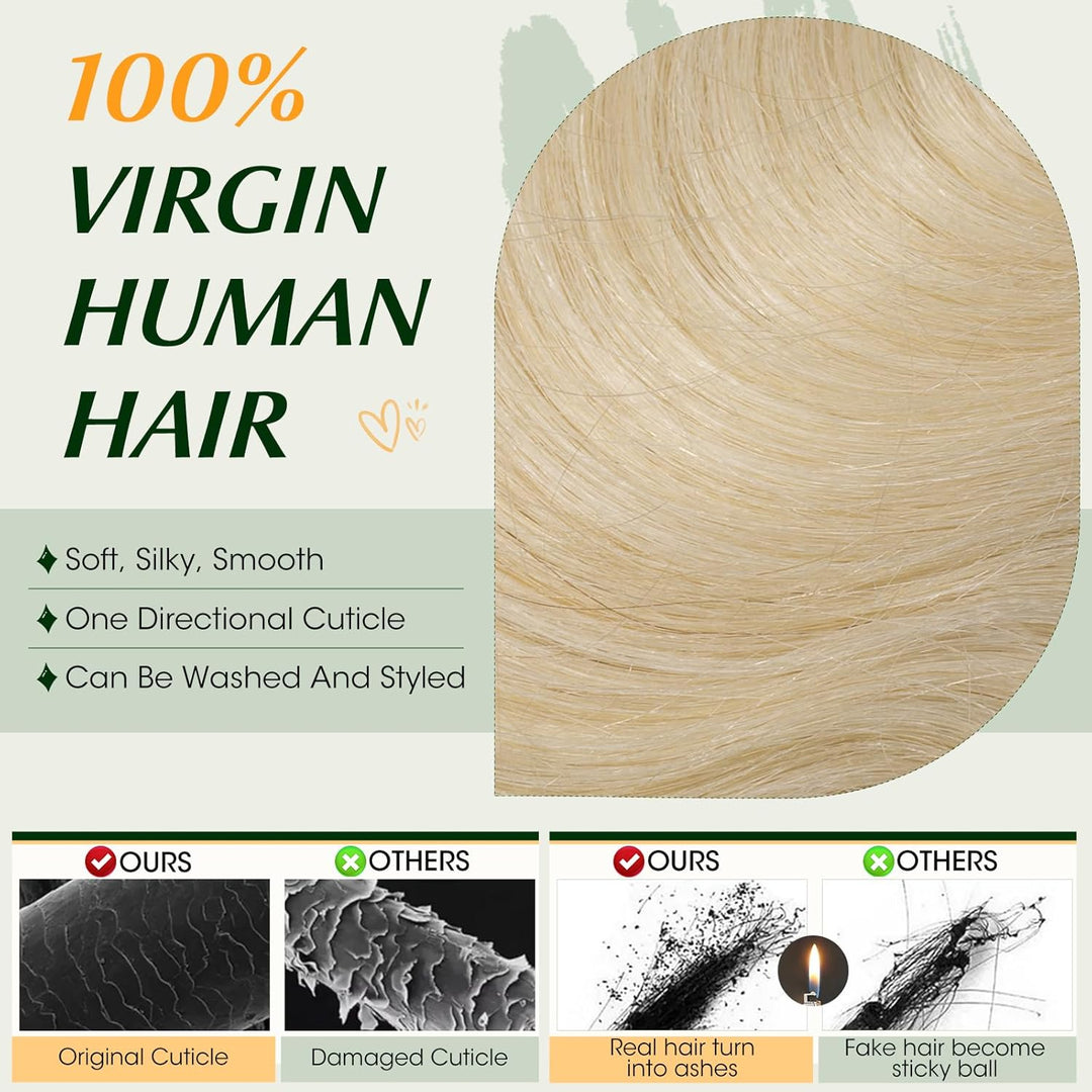 Elailite Echthaar Bündel, Haar Extensions Sew in Bundle Haarverlängerungen, Brasilianisches 100% Men