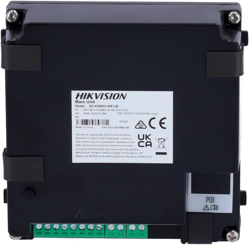 Hikvision DS-KD8003-IME1(B)/Europe BV, professionelle Objektsicherheit, Intercom Videogegensprechanl
