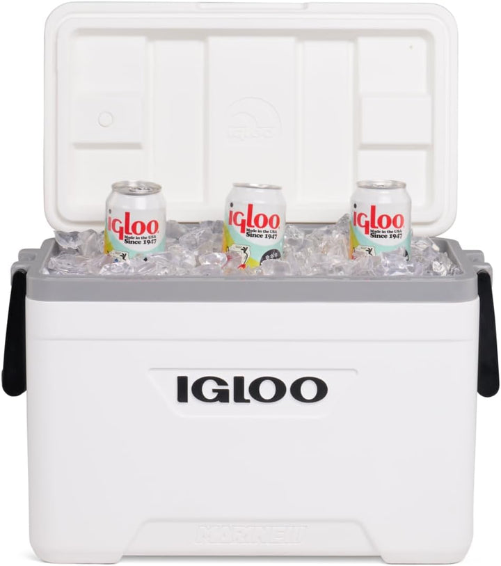 Igloo Marine Ultra 25 Qt Cooler - Passive Kühlbox 23L THERMECOOL - Weiss | THERMECOOL-Isolierung - U