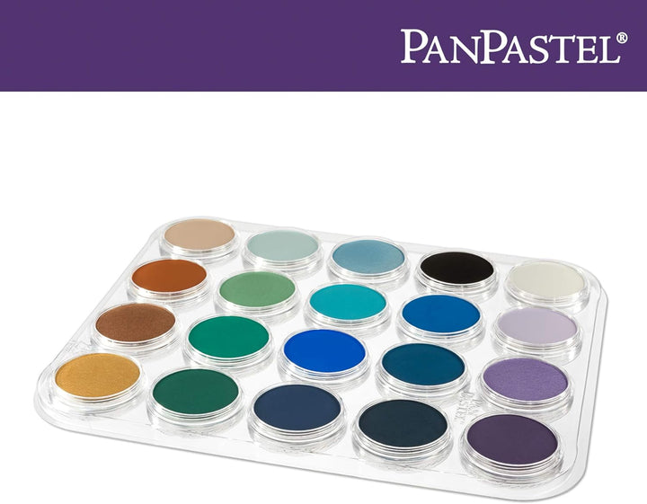 PanPastel 35020 Palette Tablett, 35,6 x 27,9 cm, 20 Mulden, Weiss/opulenter Garten, Nicht zutreffend