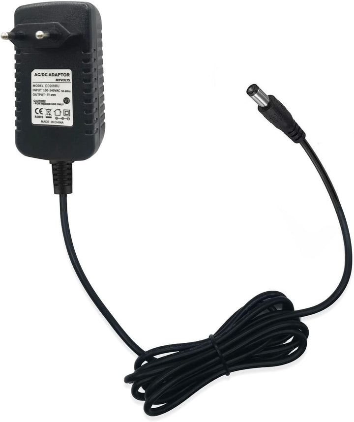 MyVolts 9V EU-Netzteil kompatibel mit Roland DJ-707M DJ Controller Standard, Standard