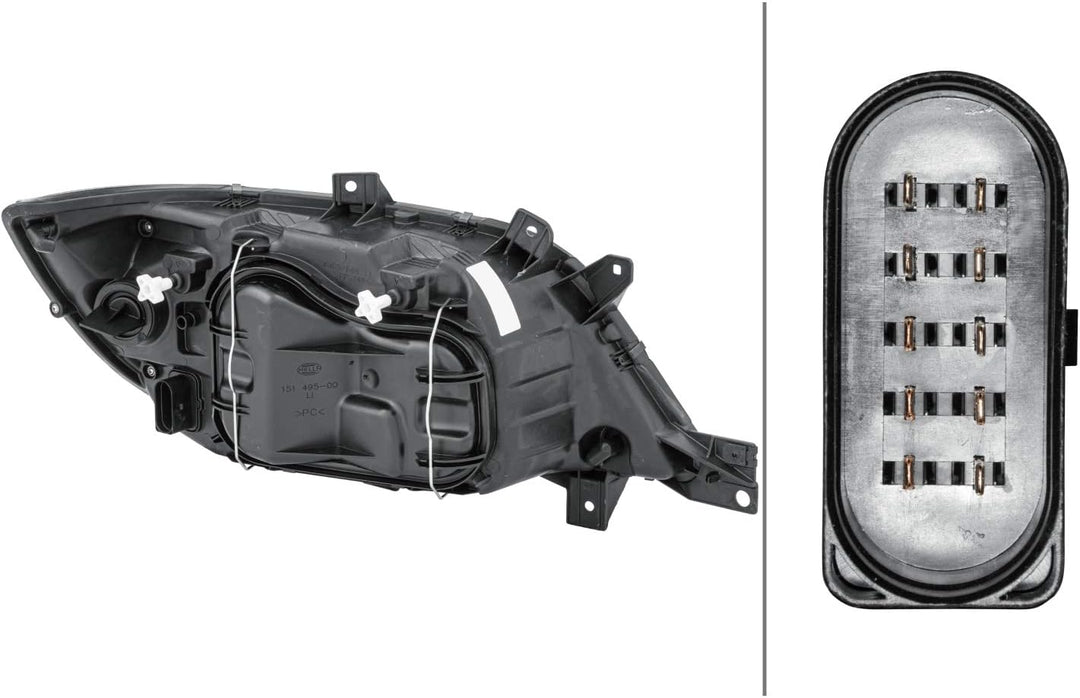 HELLA 1EH 246 047-051 Halogen-Hauptscheinwerfer - links - für u.a. Mercedes-Benz Sprinter 3-T Chassi