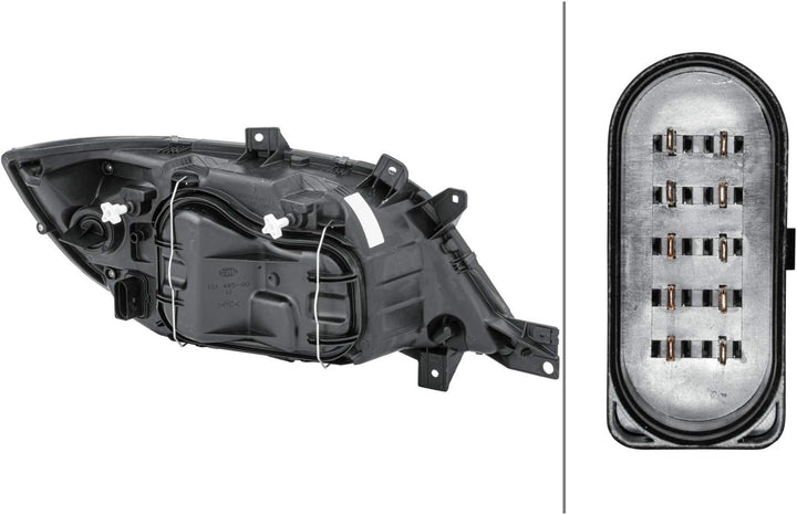 HELLA 1EH 246 047-051 Halogen-Hauptscheinwerfer - links - für u.a. Mercedes-Benz Sprinter 3-T Chassi