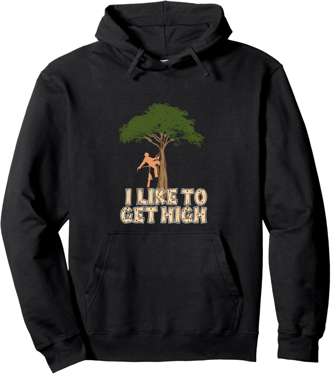 Baumpfleger Forstwirt Holzfäller Baum Pullover Hoodie