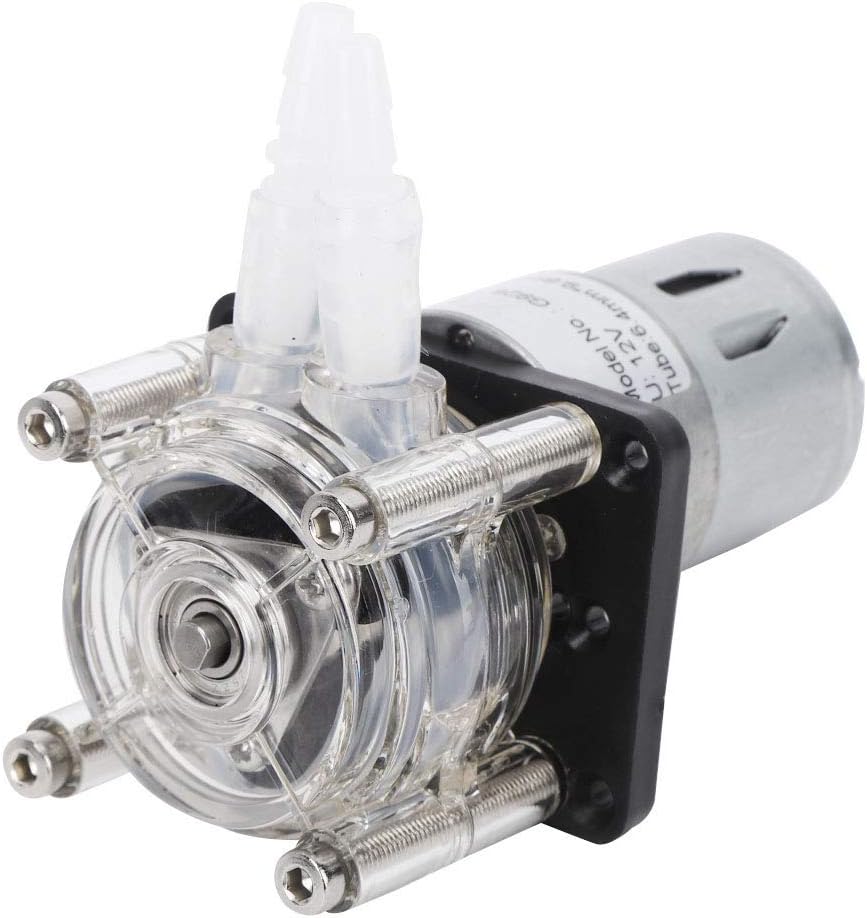 Fafeicy 12V Peristaltikpumpe G928, 500 ml/min Peristaltikpumpe mit grossem Durchfluss Hochwertige Do