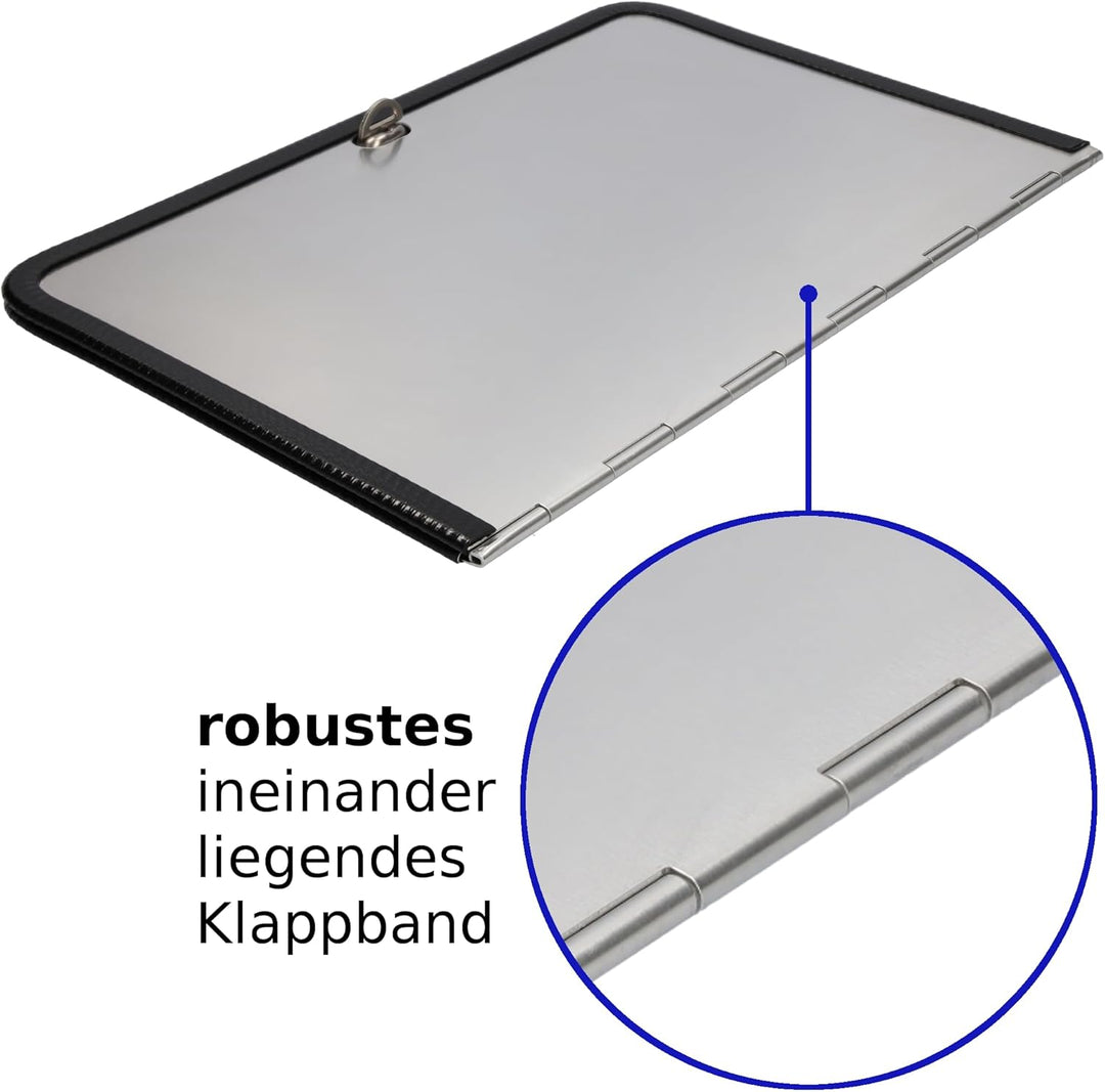 SAMETRUCK ADR Gefahrgut Warntafel Orange Warnschild klappbar mit Kantenschutz LKW NFZ GGVS