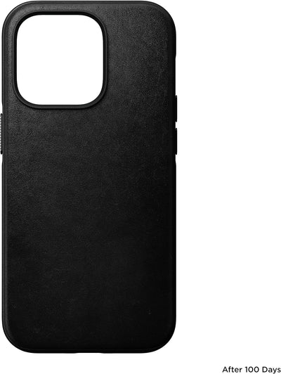 Nomad Modern Leather Case NM01236085 iPhone 14 Pro Max Schwarz, iPhone 14 Pro Max Schwarz