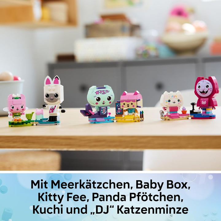 LEGO Gabbys Puppenhaus Gabbys Katzenfreunde - Spielzeug mit 6 Tierfiguren inkl. Meerkätzchen und Kit