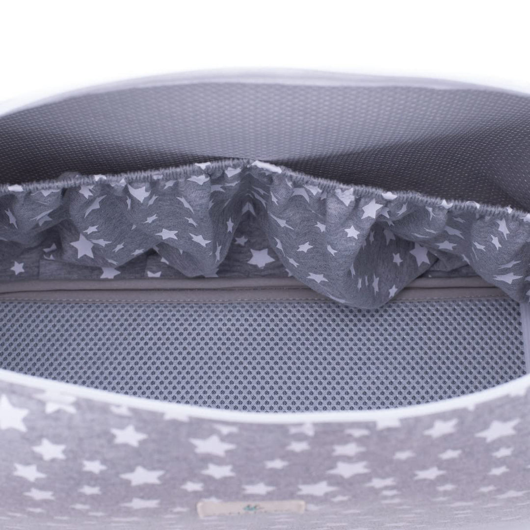 JYOKO KIDS Kinderwagentasche + Wickeltisch, Gestrickter Stoff, Baby Tasche Kinderwagen Organizer (kl