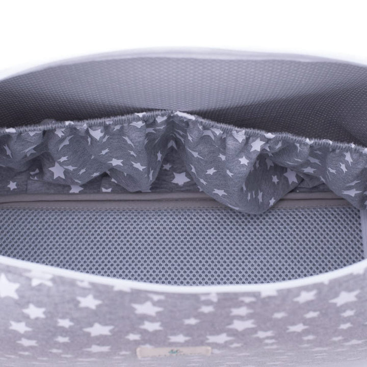JYOKO KIDS Kinderwagentasche + Wickeltisch, Gestrickter Stoff, Baby Tasche Kinderwagen Organizer (kl