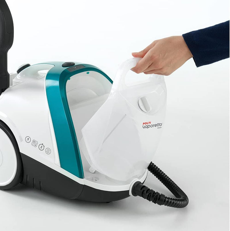 POLTI 8012628 Vaporetto Smart 100 T Dampfreinigungsgerät mit 4 Bar, tötet und beseitigt 99,99 Prozen