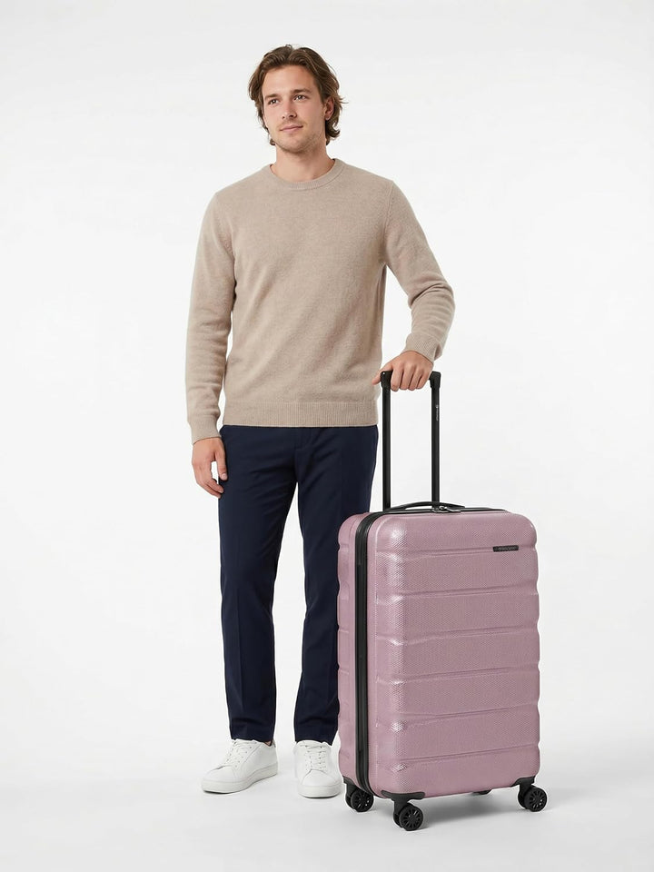 Franky Munich 4.0 Koffer gross | Hartschalen Trolley ausgestattet mit 4 Rollen, arretierbarer Griff,