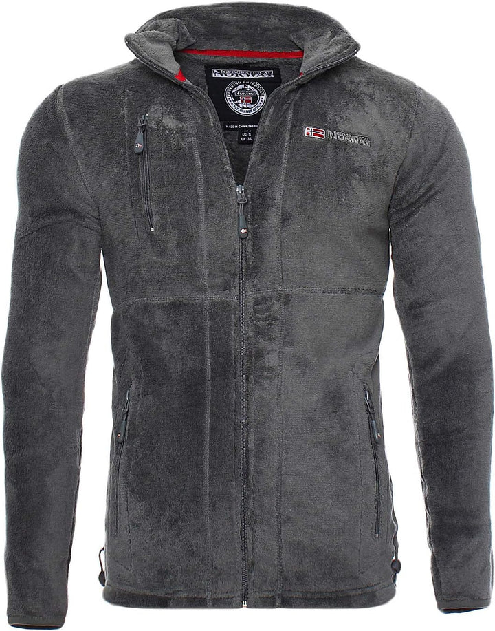 Geographical Norway Fleecejacke für Herren Grau S, Grau S
