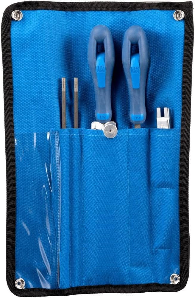 PFERD Schärffeilen SET CS-SLS-4,8 in Rolltasche | Durchmesser 4,8 mm| 3/16" Für Kettenteilung .325“|