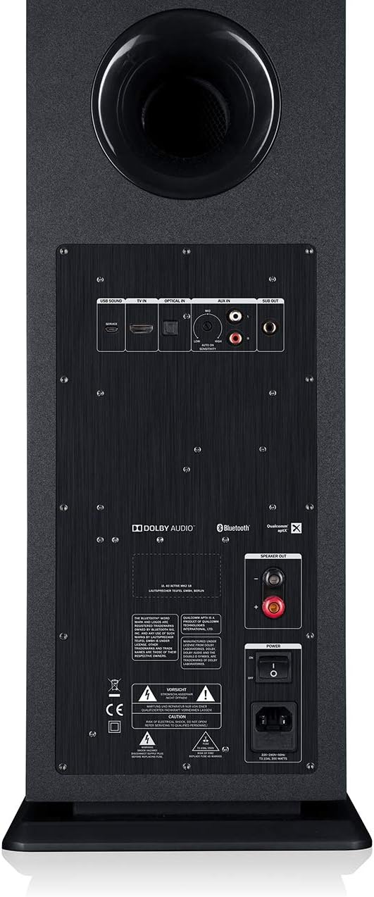 Teufel Ultima 40 Aktiv - Aktives 3-Wege-Lautsprecher-Paar, Bluetooth aptX, Dolby Audio, HDMI ARC, Su