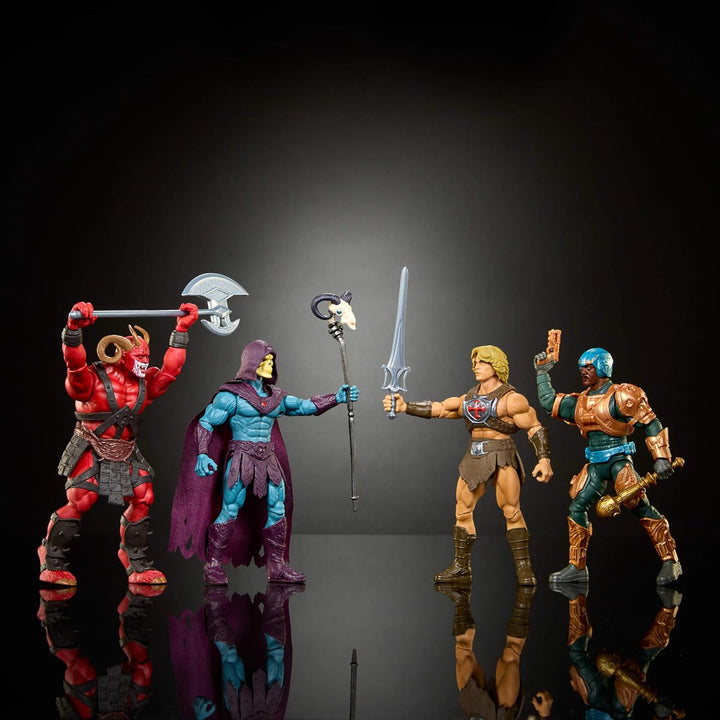 Masters of the Universe Actionfigur-Spielzeug Viererpack, ca. 14 cm, detailgetreu zum Film von 2026