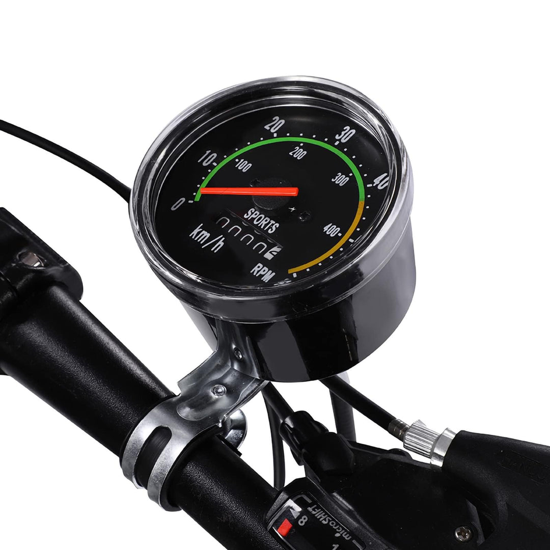 Kilometerz?hler, mechanischer Fahrrad-Geschwindigkeitsmesser, Aluminiumlegierung, Fahrradcomputer, C