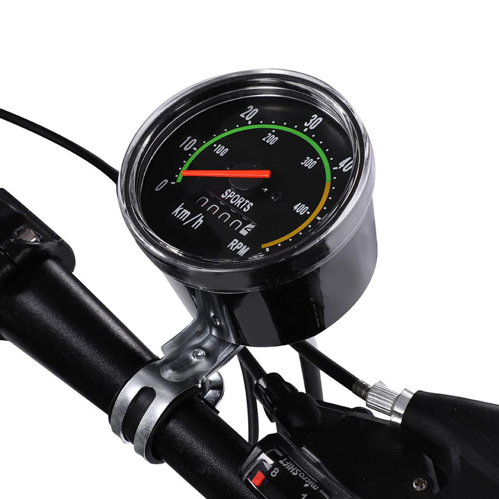 Kilometerz?hler, mechanischer Fahrrad-Geschwindigkeitsmesser, Aluminiumlegierung, Fahrradcomputer, C