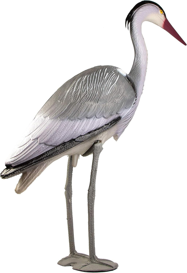 mgc24® Fischreiher Kalle - Gartendeko Tierfigur Teichfigur Reiherschreck Vogelabwehr, Fischreiher