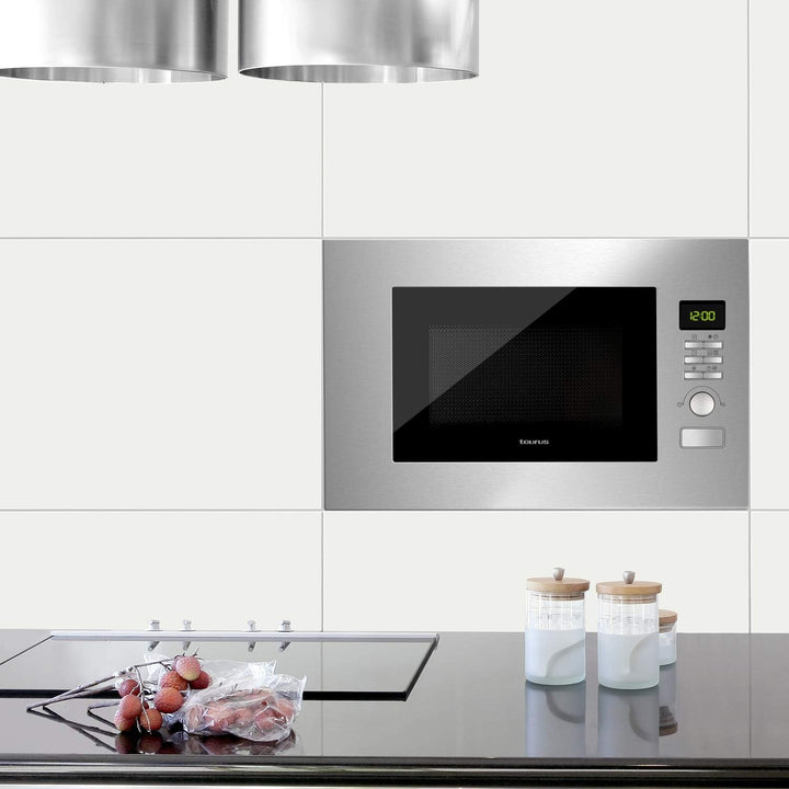 TAURUS Fastwave 20 l Mikrowelle 20 l 700 W 6 Leistungsstufen ohne Grill, Auftaufunktion, Selbstreini