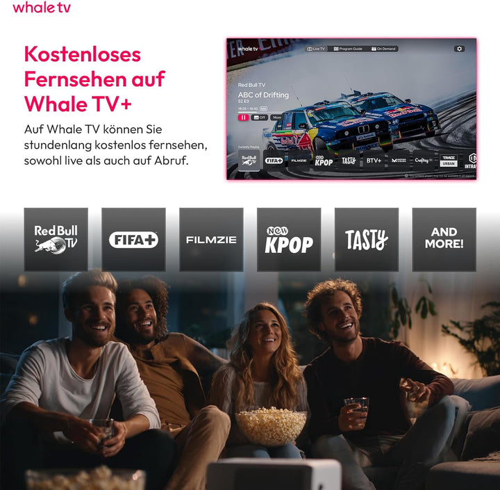 Smart Beamer N6 Pro: Kompatibel mit Netflix& Autofokus mit 4K-Unterstützung und 1080P Full HD, WiFi