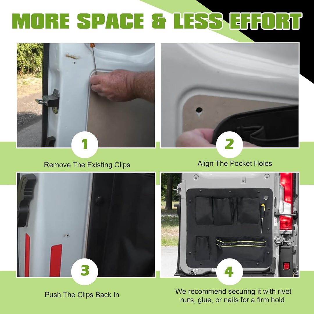 Scheunentor-Aufbewahrungsorganizer kompatibel mit Ducato/Peugeot Boxer/Citroen Relay X250/290 2006–2