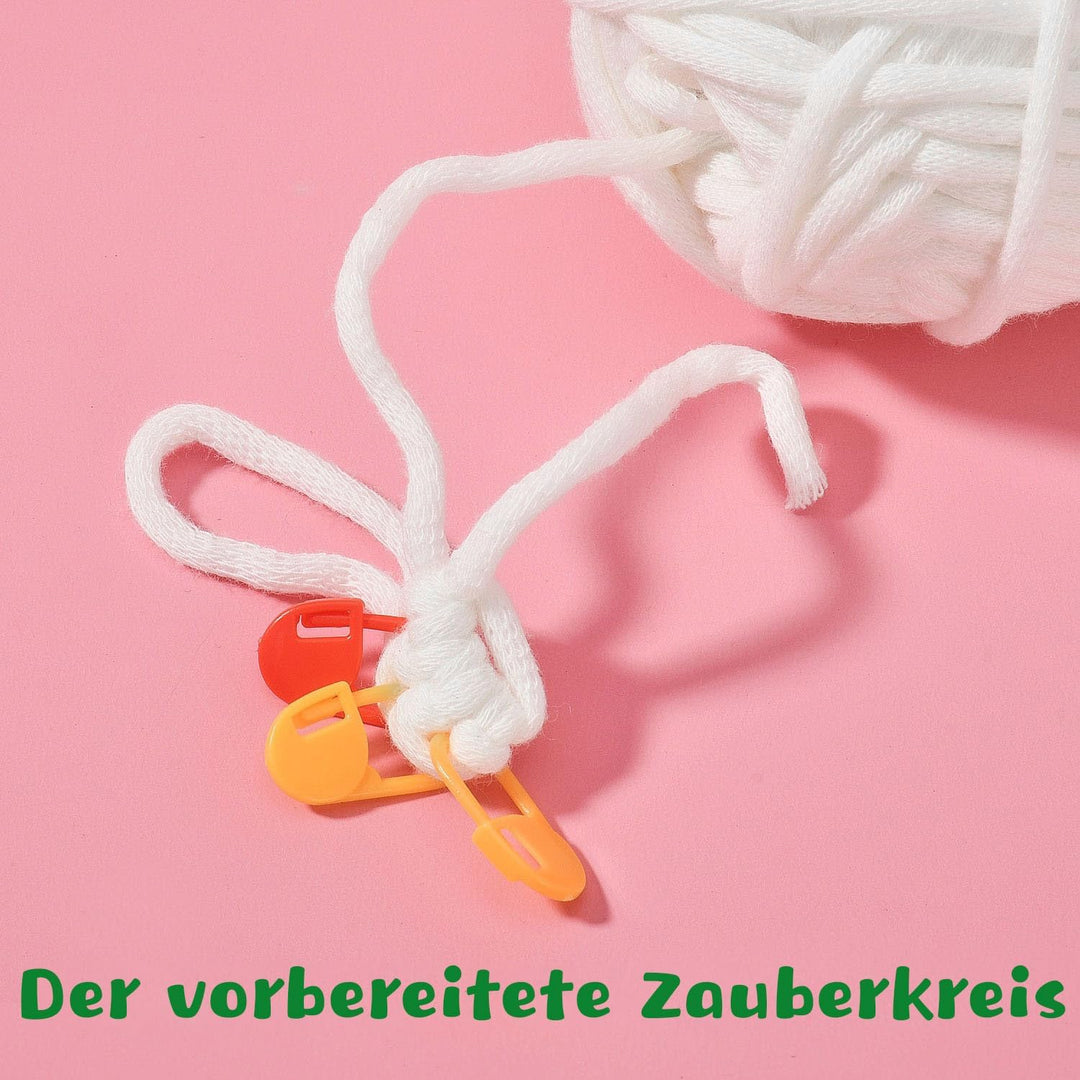 Häkel-Starterset für Anfänger, Häkelset für Tiere, Anfängerset zum Häkeln - Geschenk für Geburtstage