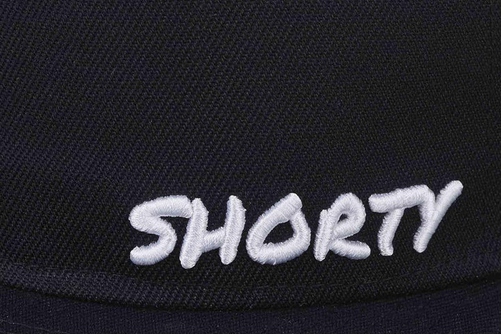 Nebelkind Snapback Cap Shorty Schwarz Puzzle Kurzer Schirm Kappe 5-Panel One Size